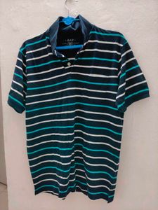 Striped Polo T-Shirt
