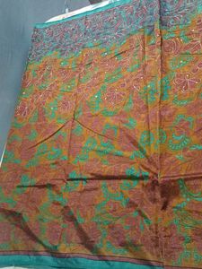 Floral Print Saree