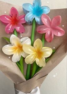 Cute Flower Hair Claw Clips