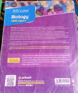 Arihant All In One Biology Book For 11th....