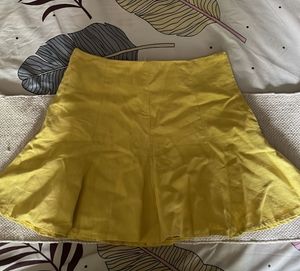 Yellow Mini Skirt