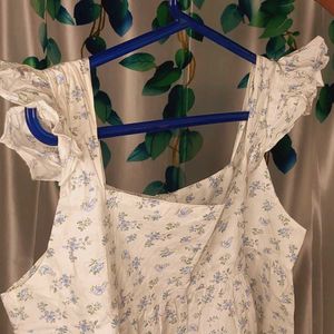 Floral Ruffle Tank Top