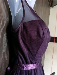 Purple Tulle Party Dress