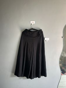 Black Wide Leg Cluttoe Pants