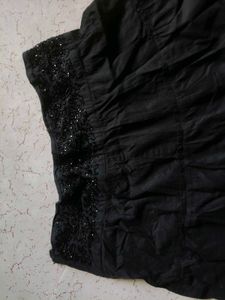 Elegant Black Tiered Skirt