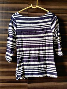 Stylish Naby Blue Stretchable Top
