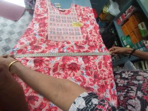 Floral Print Kurti with Pant And Dupatta