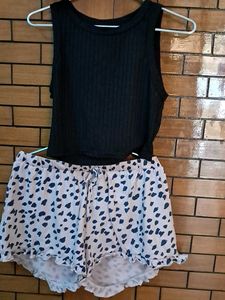 Combo Of Three  Imported Fabric Top N Short