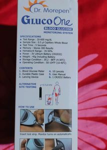 GlocoOne :- Blood Glucose Monitoring System