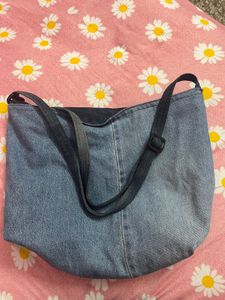Denim hobo Bag