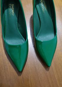 Emerald Green Sherrif Exclusive Heels