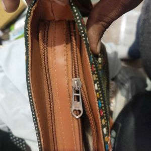 Slightly Used Shoulder Bag With Compartment.