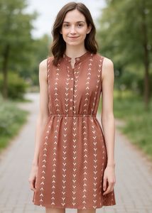 Rs 30 Off on Delivery! Floral Sleeveless Dress