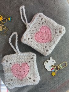 Cute Crochet Bag / EarPods Case🫧🎀🍡