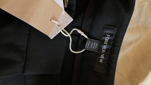 Black Trousers with Chain Detail
