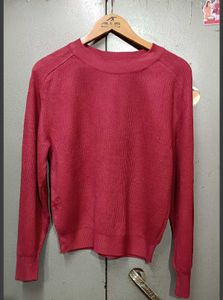 Burgundy Knit Sweater