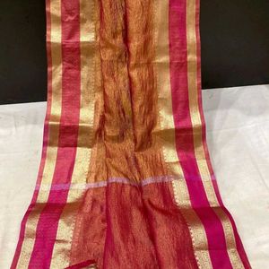 New Without Tag- Banarasi Tissue Silk Saree