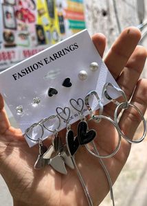 Korean Earrings Combo Card