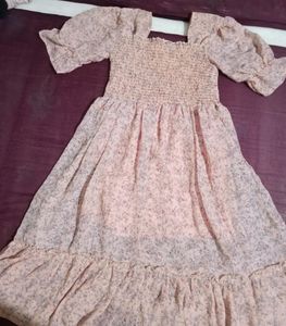 Pink Stretchable Frock
