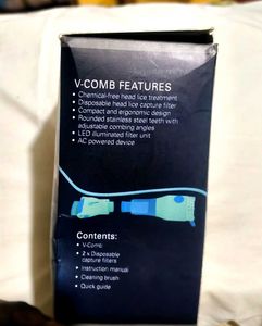 COMB VACUUM ELIMINATEHEAD LICE &amp; NITS
