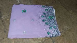 Beautiful Party Wear Saree With Blouse