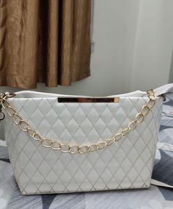 Chic White Handbag