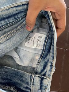 Light Blue Denim Skirt