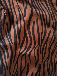 Wide Animal Print Trousers