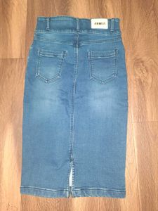 Midi Denim Skirt (Never Worn)