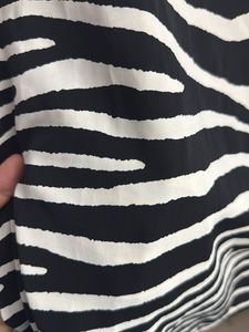 Zebra Print Shirt Dress