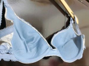 Grey Floral Printed Bra For 34 D Bust