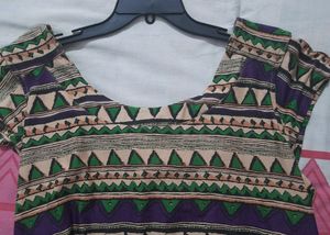 Long Printed Top