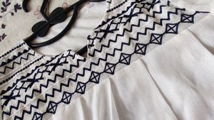 White Embroidered Top