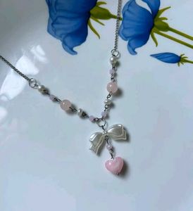Pink Necklace 🌷
