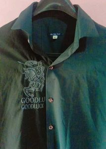 Two-Tone Long Sleeve Shirt