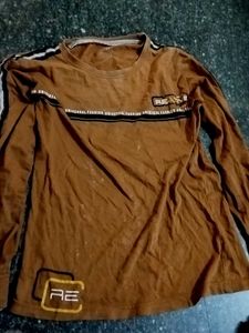 Brown Long Sleeve T-Shirt