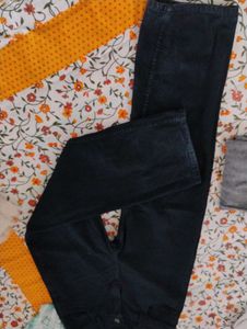 Black Straight Leg Jeans