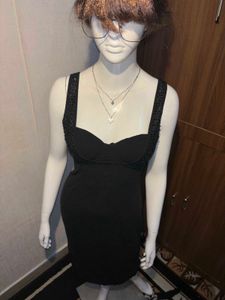 Elegant Black Midi Dress