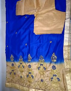 Blue Saree