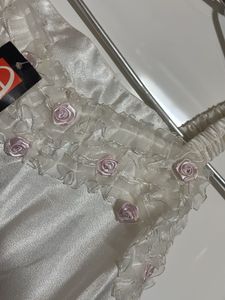 New Satin White Slip Dress