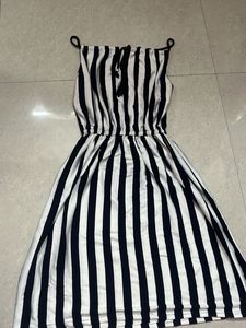 Striped Sleeveless Dress