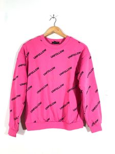 Pink Printed Sweatshirt (Women’s)