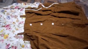 Floral &amp; Brown Dress