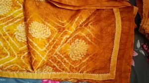 Sundari print bandhne saree