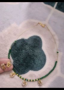 Green Beads Necklace