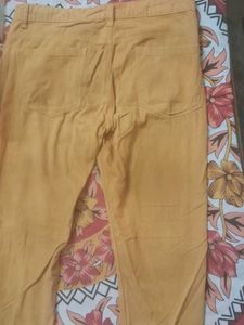 Mustard Casual Pants