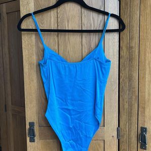 Zara Metallic Corset Cup Bodysuit