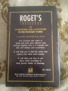 Roget&#39;s Thesaurus