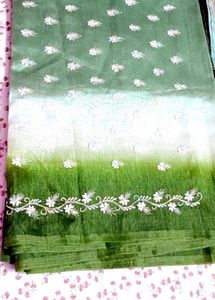 Elegant Green silk saree