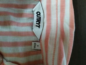 OYTRYT Striped Button-Down Shirt